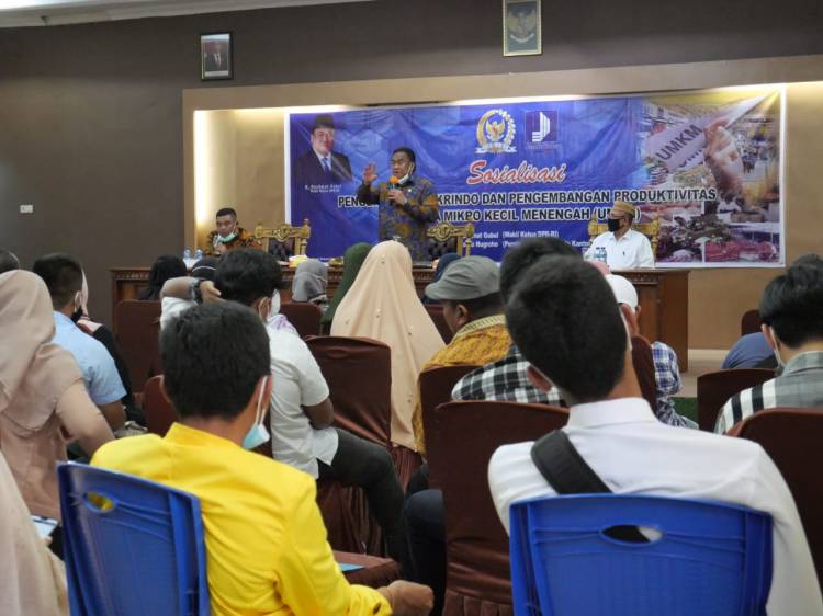 Bangkitkan Ekonomi UMKM Di Gorontalo, Rachmat Gobel Gandeng Jamkrindo