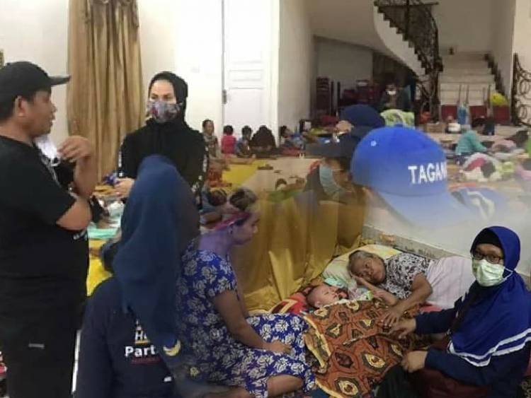 NasDem Peduli Distribusikan Kasur Tidur Pada Korban Banjir Kota Gorontalo