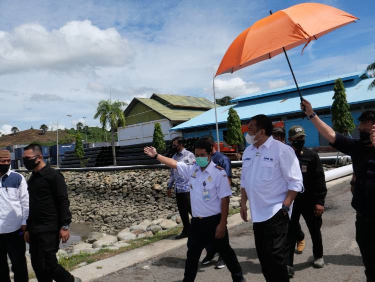Tindak Lanjuti Aspirasi Pemkab Gorontalo Utara, RG Tinjau Pelabuhan Anggrek