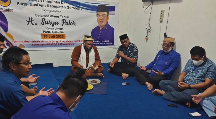 NasDem Kabupaten Gorontalo, Gelar Doa Untuk Surya Paloh
