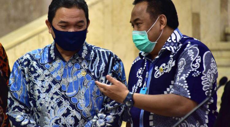 Bersama Pimpinan BPK RI, Rachmat Gobel Minta Tindak Tegas Penyeleweng Dana Corona