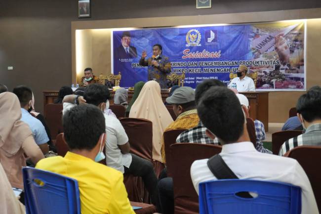 Bangkitkan Ekonomi UMKM Di Gorontalo, Rachmat Gobel Gandeng Jamkrindo